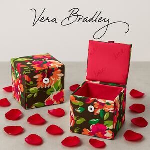 New Vera Bradley English Rose Print Box